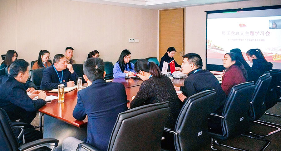 居正公司黨總支召開黨的十九大精神專題學(xué)習(xí)會-云南能投居正產(chǎn)業(yè)投資有限公司